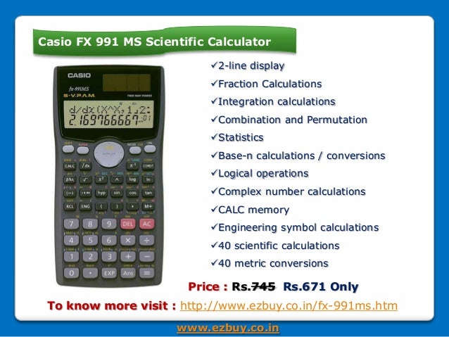 Casio Scientific Calculator And Financial Calculators By Ezbuy - 